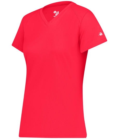 Badger Sport  Women's Ladies B-core V-neck Tee