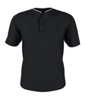 Alleson Athletic  Men's Two Button Mesh Baseball Jersey