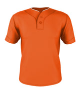 Alleson Athletic  Men's Two Button Mesh Baseball Jersey