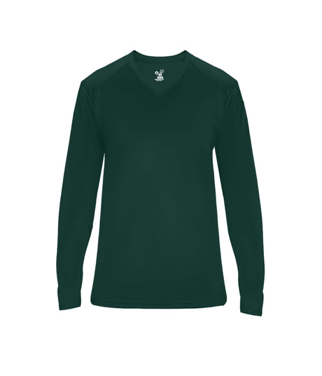 Badger Sport  Women's Ultimate Ladies' V-neck L/s Te