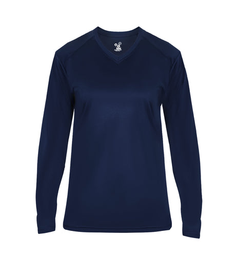 Badger Sport  Women's Ultimate Ladies' V-neck L/s Te