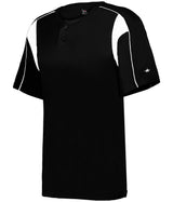 Alleson Athletic  Men's Pro Placket Baseball Jersey