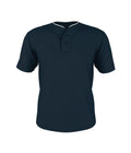 Alleson Athletic  Men's Two Button Mesh Baseball Jersey