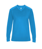 Badger Sport  Women's Ultimate ' V-neck L/s Te