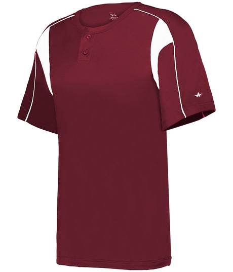 Alleson Athletic  Men's Pro Placket Baseball Jersey