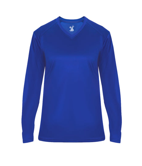 Badger Sport  Women's Ultimate Ladies' V-neck L/s Te