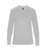 Badger Sport  Women's Ultimate ' V-neck L/s Te