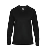 Badger Sport  Women's Ultimate ' V-neck L/s Te
