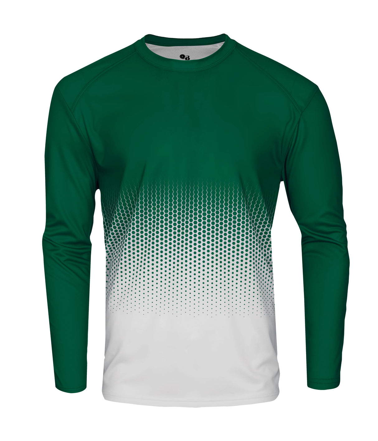 Badger Sport Hex 2.0 Youth L/s Tee
