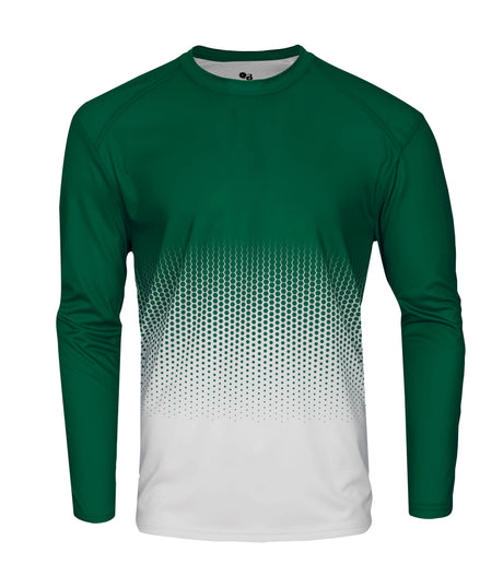 Badger Sport Hex 2.0 Youth L/s Tee