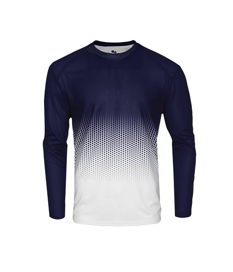 Badger Sport Hex 2.0 Youth L/s Tee