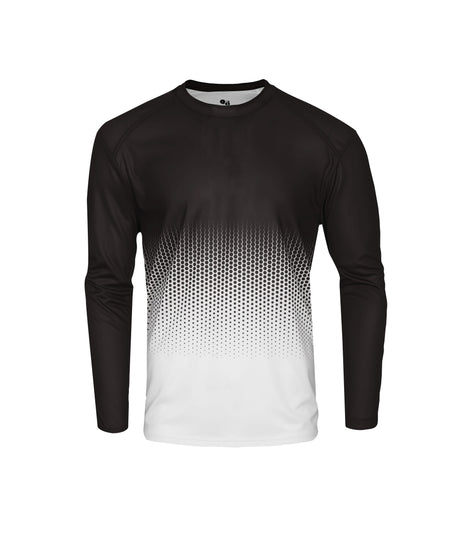 Badger Sport Hex 2.0 Youth L/s Tee
