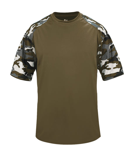 Badger Sport Youth Camo Sport Tee