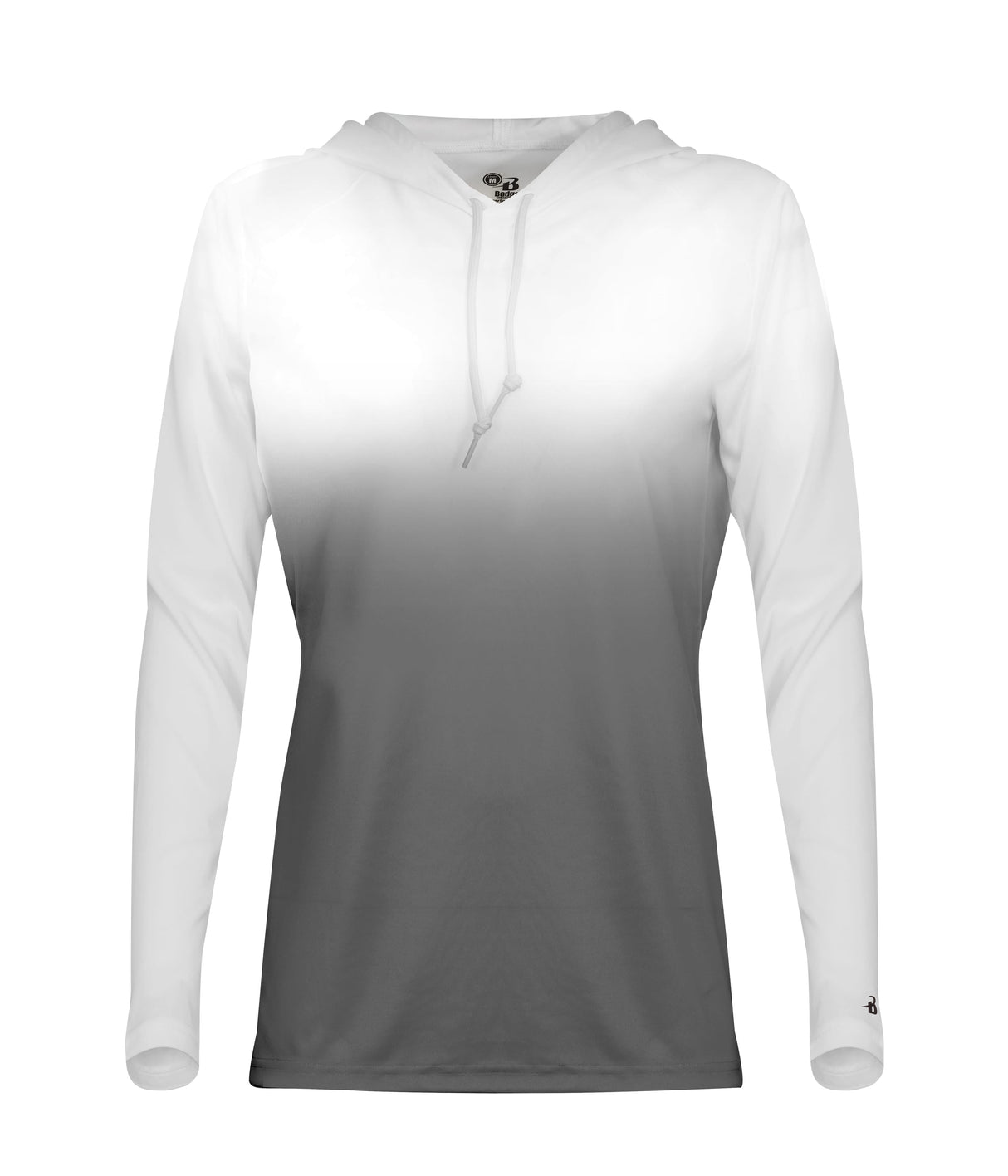 Badger Sport  Women's Ombre Women's Hood Tee