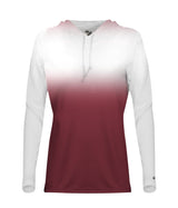 Badger Sport  Women's Ombre Women's Hood Tee