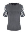 Badger Sport  Men's Vintage Camo Sport Tri-blend T