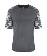 Badger Sport  Men's Vintage Camo Sport Tri-blend T