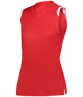 Alleson Athletic Girl's On The Rise Sleeveless Softball Jersey