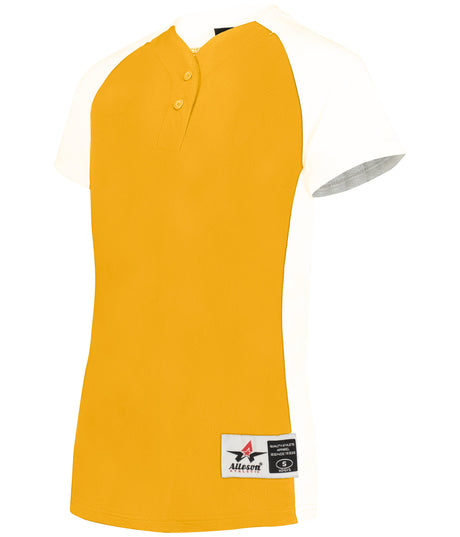 Alleson Athletic Girl's Two-button Softball Jersey