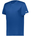 Alleson Athletic  Men's On The Rise Two-button Baseball Jersey