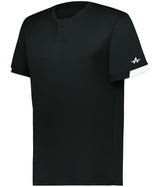 Alleson Athletic  Men's On The Rise Two-button Baseball Jersey