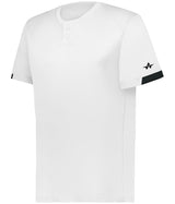 Alleson Athletic  Men's On The Rise Two-button Baseball Jersey