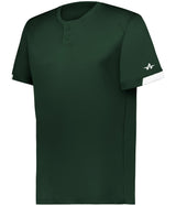 Alleson Athletic  Men's On The Rise Two-button Baseball Jersey