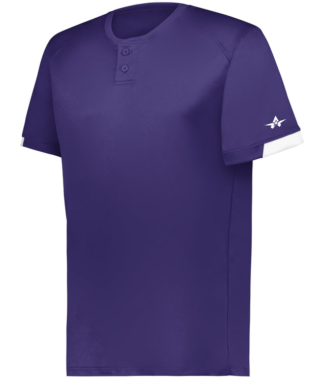 Alleson Athletic Youth On The Rise Two-button Baseball Jersey