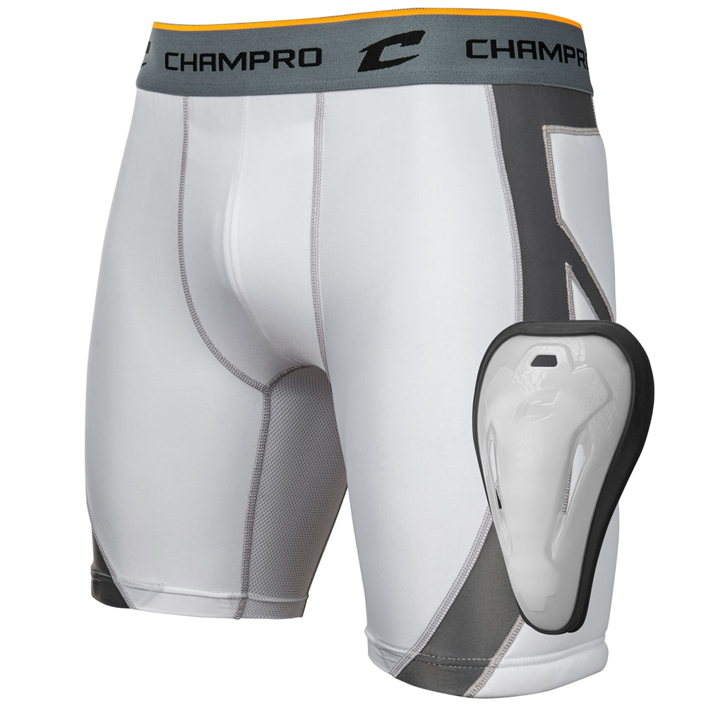 Champro Men's Wind-Up Compression Baseball Sliding Shorts-1