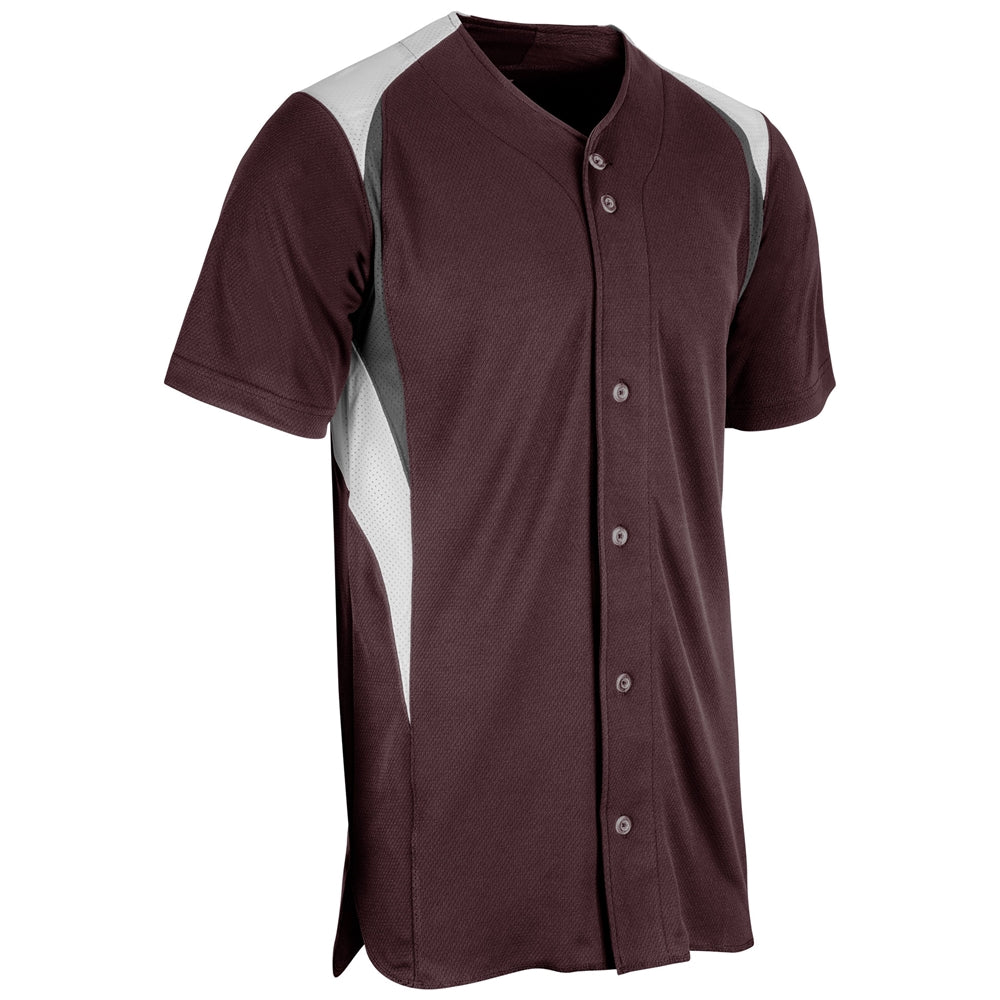 Champro Youth Bull Pen Full Button Baseball Jersey-1