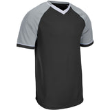 Champro Men's Square Up V-Neck Baseball Jersey-1