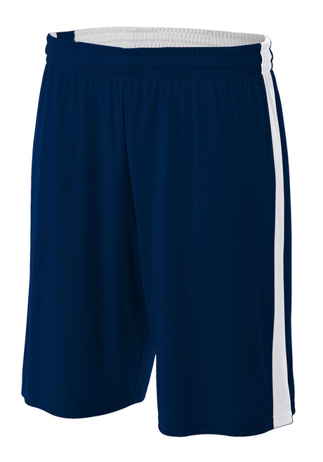 A4 Men's Reversible Moisture Management 10" Short-1