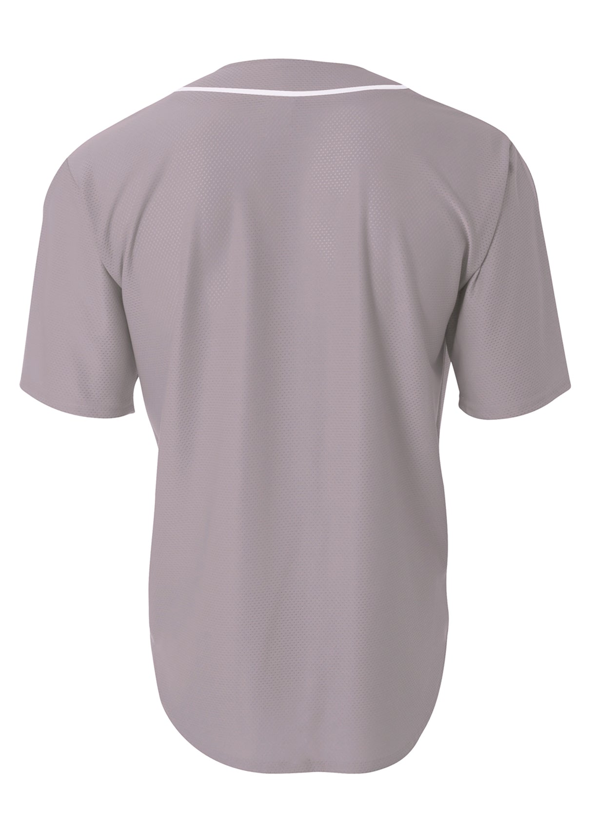 A4 Men's Short Sleeve Full Button Baseball Jersey-2