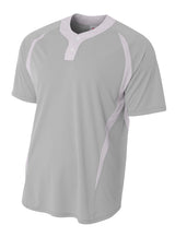 A4 Men's 2-Button Color Block Henley-1