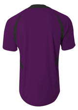 A4 Men's 2-Button Color Block Henley-2