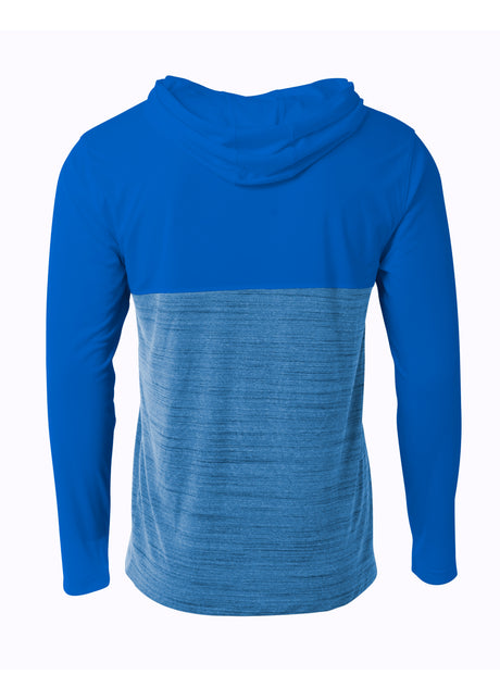 A4 Men's Slate Quarter Zip Hoodie-2