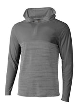 A4 Men's Slate Quarter Zip Hoodie-1