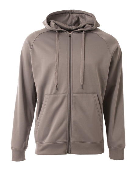 A4 Men's Agility Long Sleeve Tech Fleece Hoodi-1
