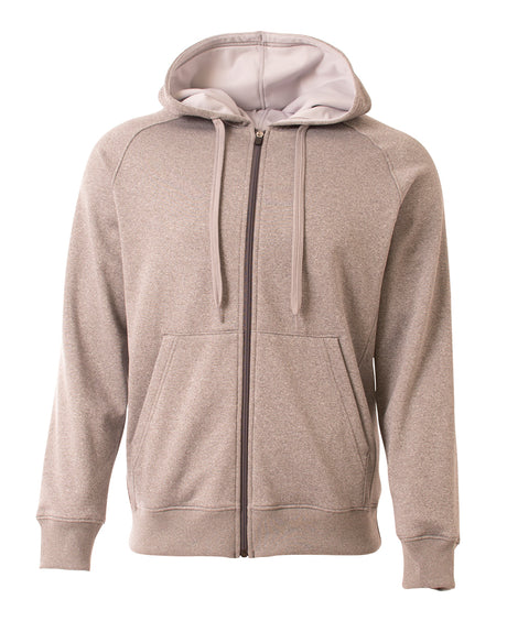 A4 Men's Agility Long Sleeve Tech Fleece Hoodi-1