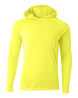 A4 Youth Long Sleeve Hooded Tee-1