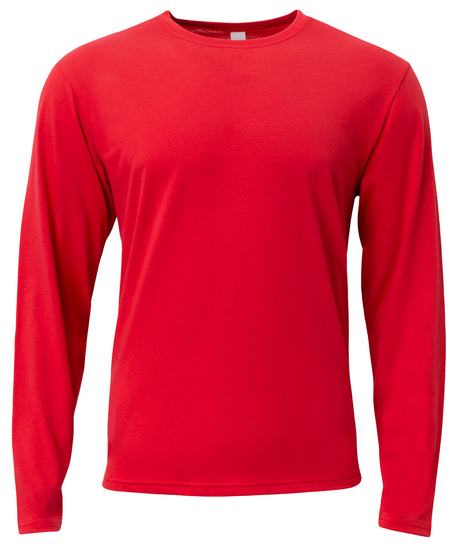 A4 Men's Softek Long Sleeve Tee-1