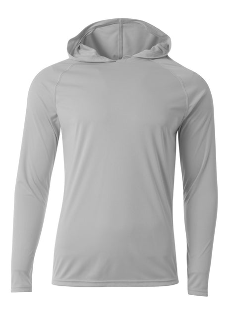 A4 Youth Long Sleeve Hooded Tee-1