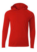 A4 Youth Long Sleeve Hooded Tee-1
