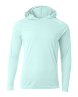 A4 Youth Long Sleeve Hooded Tee-1