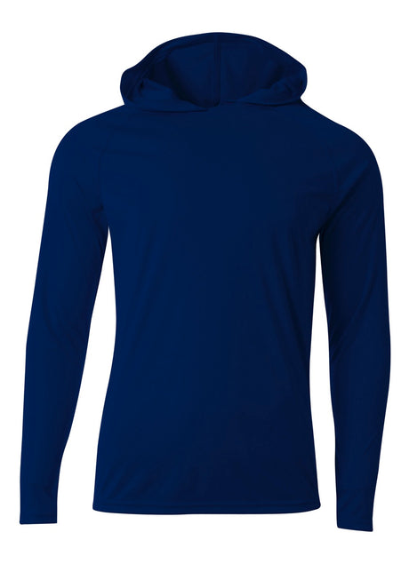 A4 Youth Long Sleeve Hooded Tee-1