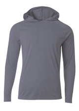 A4 Youth Long Sleeve Hooded Tee-1