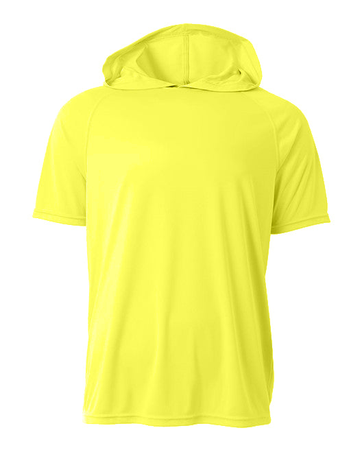 A4 Men's Short Sleeve Hooded Tee-1