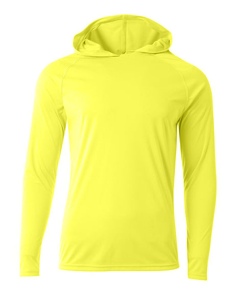 A4 Men's Long Sleeve Hooded Tee-1