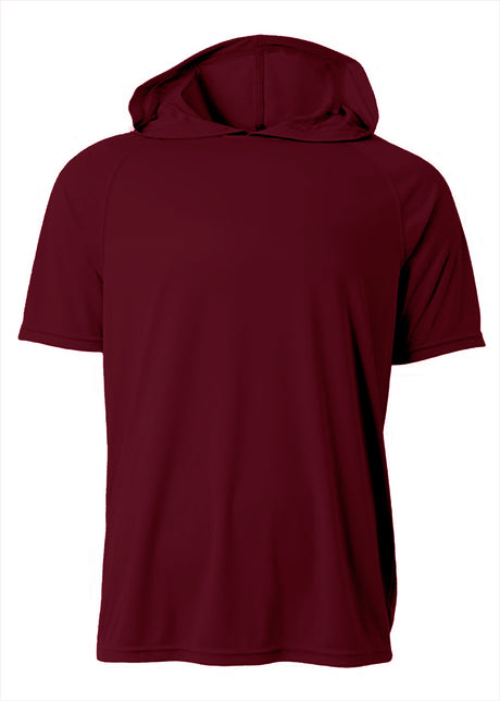 A4 Youth Short Sleeve Hooded Tee-1