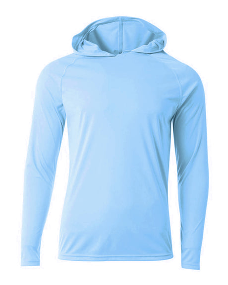 A4 Youth Long Sleeve Hooded Tee-1